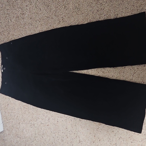 Madewell Superwide Leg Black Corduroy Pant 28 NWOT - Picture 6 of 7
